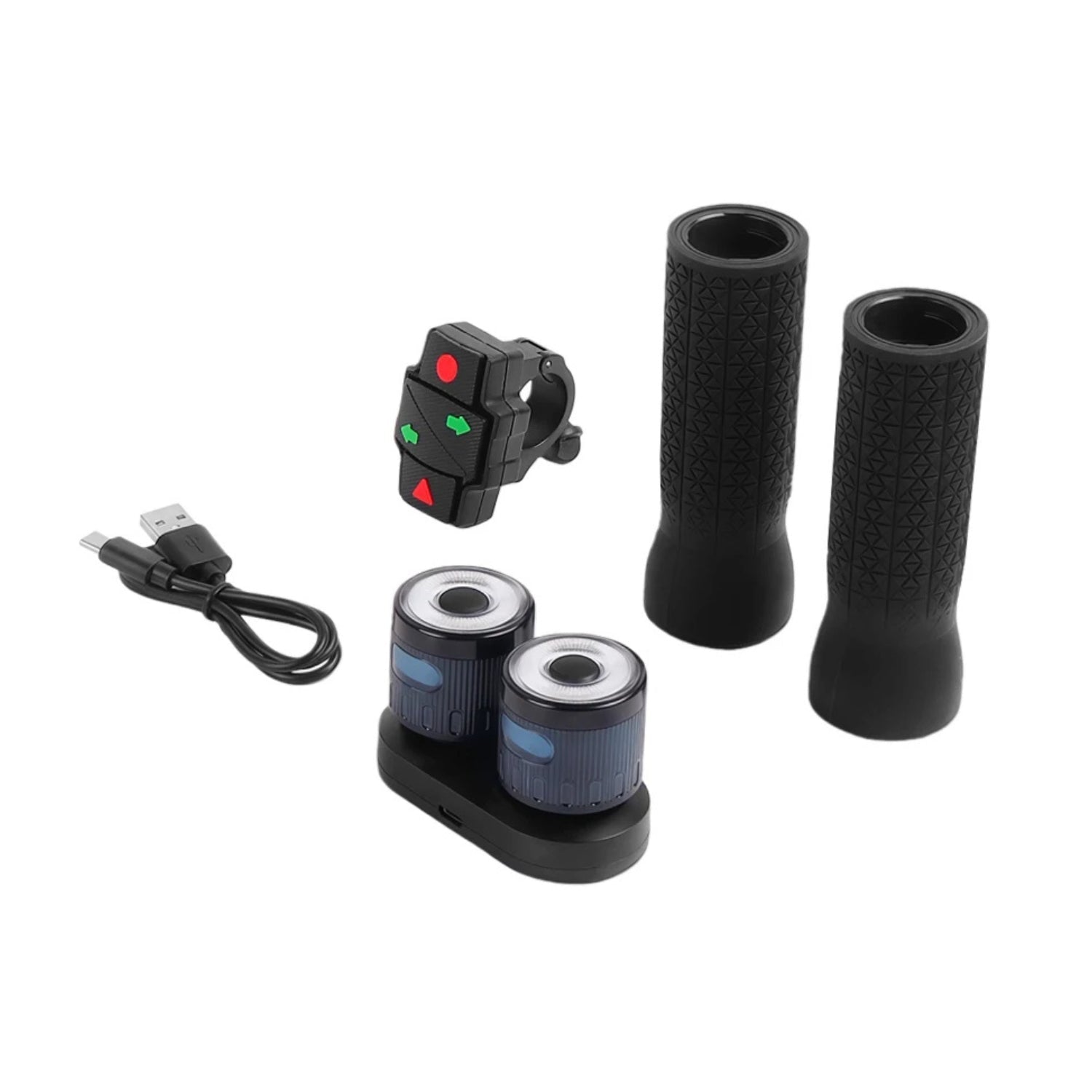 Smarte Gummigriffe mit Blinkern Plus - Zubehör - Wheelyshop