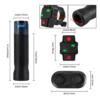 Smarte Gummigriffe mit Blinkern Plus - Zubehör - Wheelyshop
