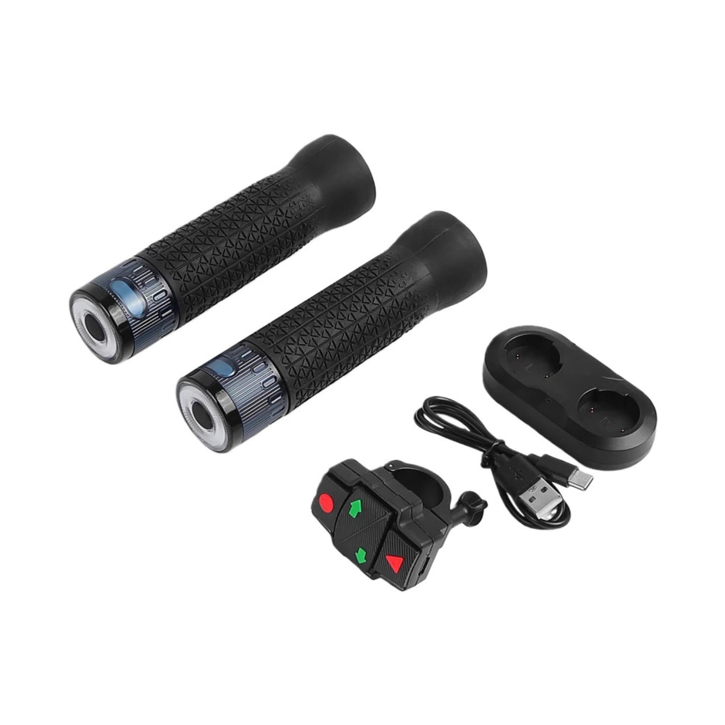 Smarte Gummigriffe mit Blinkern Plus - Zubehör - Wheelyshop