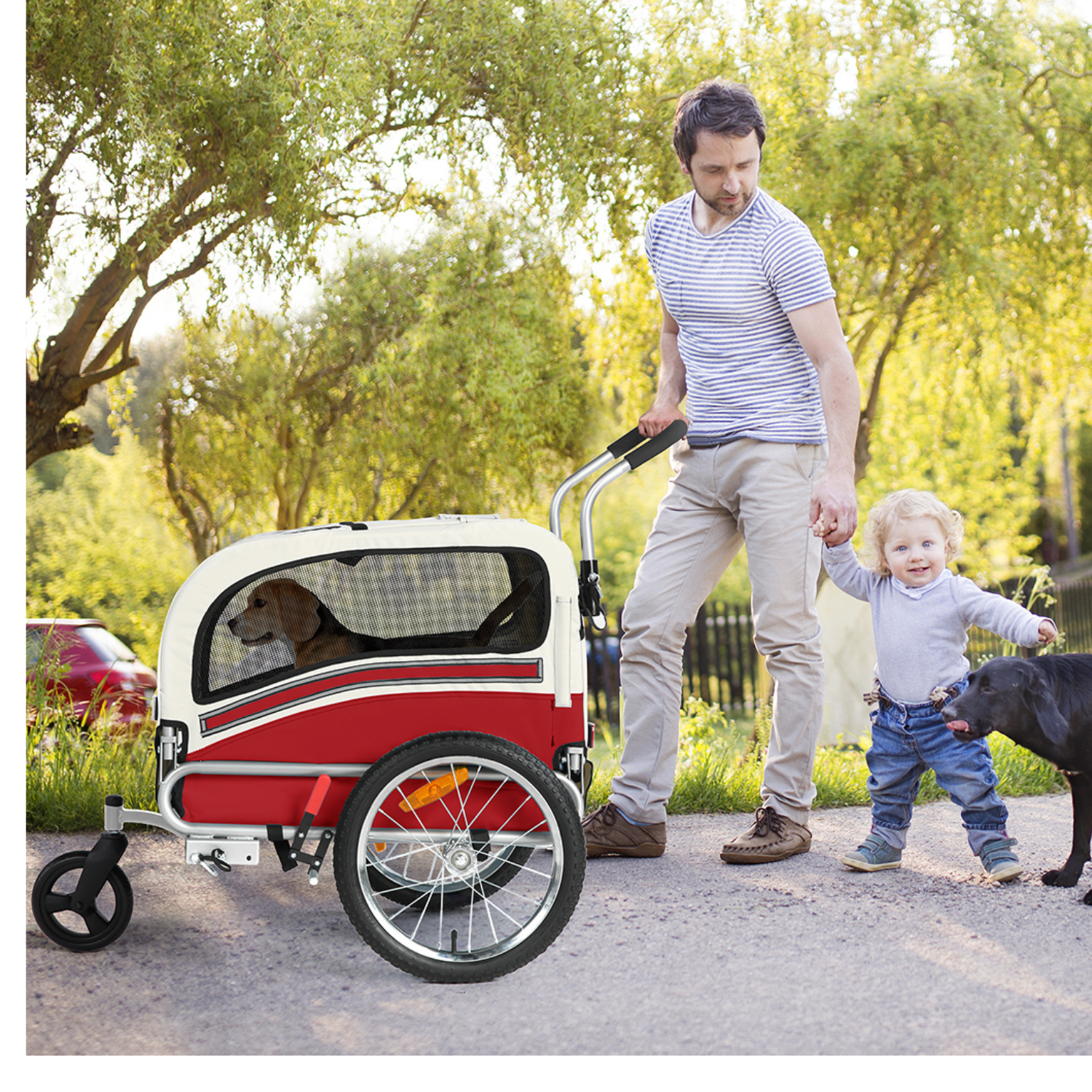Hundeanhänger Fahrrad 20303B - Hundeanhänger - Wheelyshop