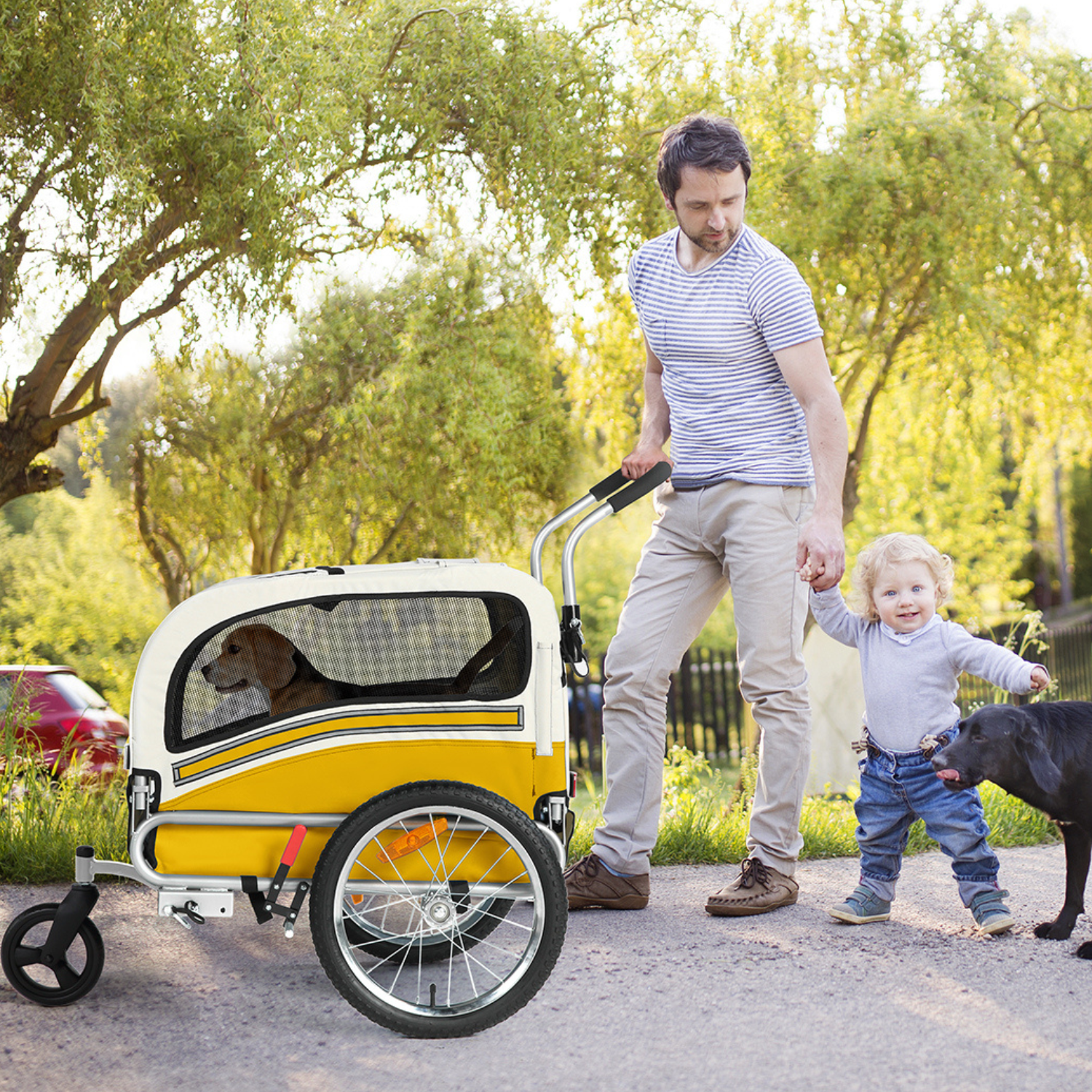 Hundeanhänger Fahrrad 20303B - Hundeanhänger - Wheelyshop