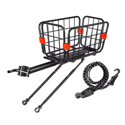 Smart pakethållare cykel med korg - Tillbehör - Wheelyshop