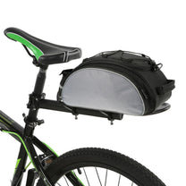 Smarter Fahrrad-Gepäckträger (Version 1) mit einer Tasche