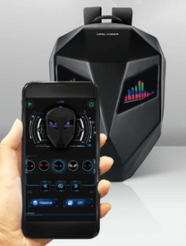 Handy-App zur Steuerung des LED-Displays: Rucksack Premium Edition