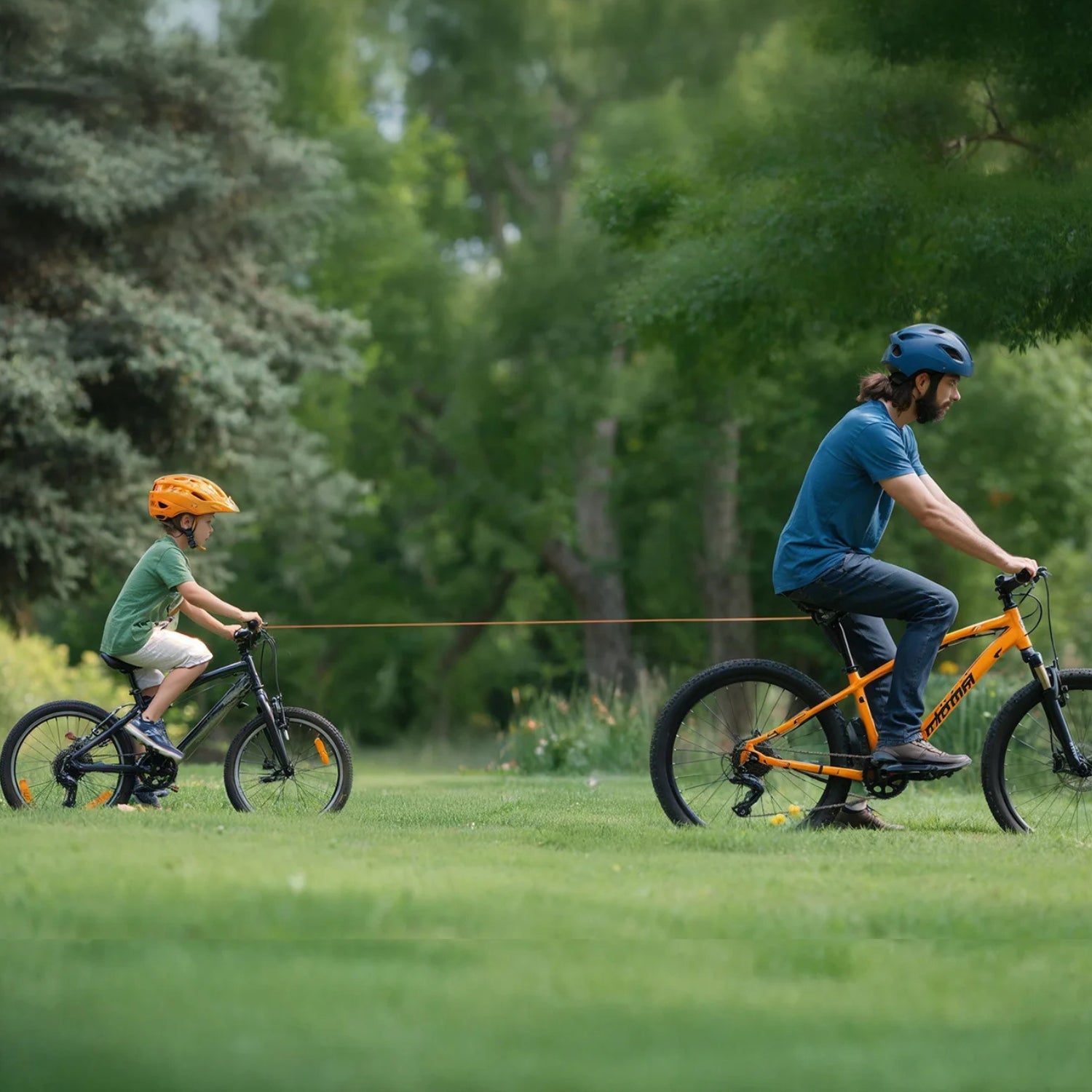 Smarte ausziehbare Fahrrad-Zugleine mit Haken - Zubehör - Wheelyshop