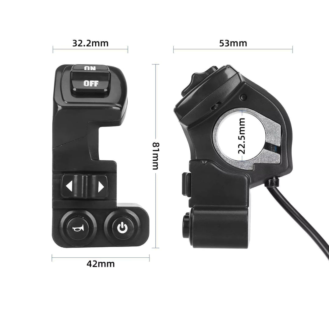 Strom-, Blinker- & Hupenschalter KuKirin G2 Pro/G2 Max - Ersatzteil - Wheelyshop