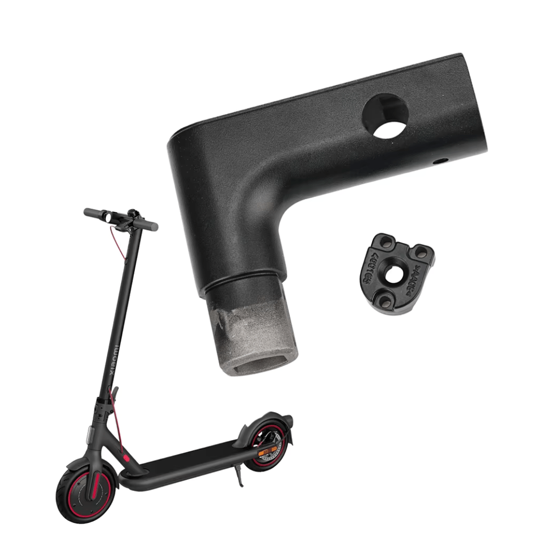 Position am E-Scooter: Lenkstangenhalterung mit Displayaufnahme für Xiaomi 4 Pro