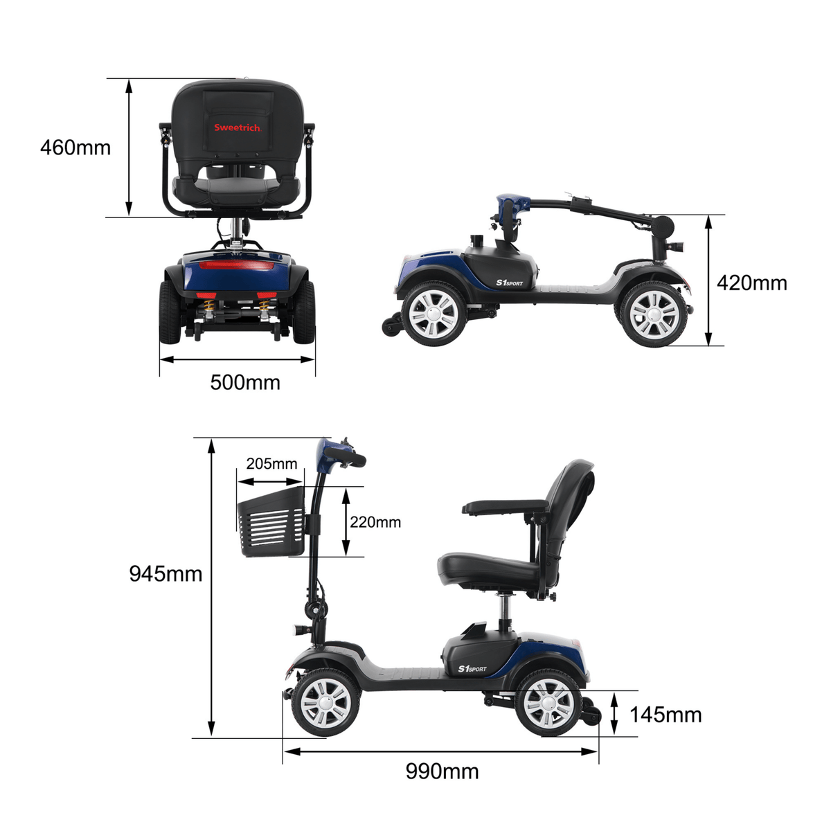 Sweetrich S1 Sport - Elektromobil - Wheelyshop