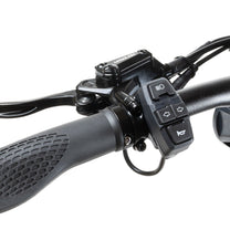 Griff und Bedienelemente am Lenker des TEVERUN FIGHTER ELEVEN+ V4