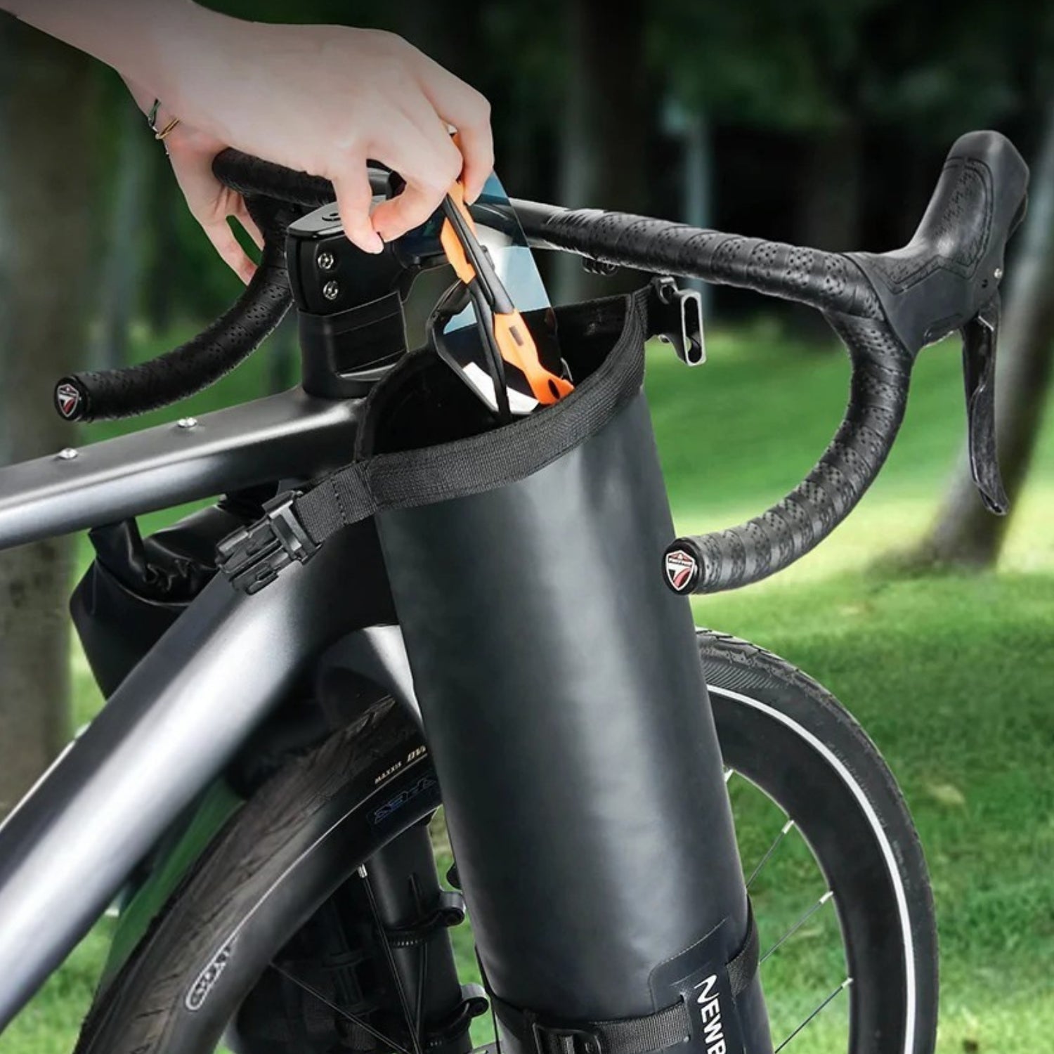 Wasserdichte Fronttasche für Fahrrad - Zubehör - Wheelyshop