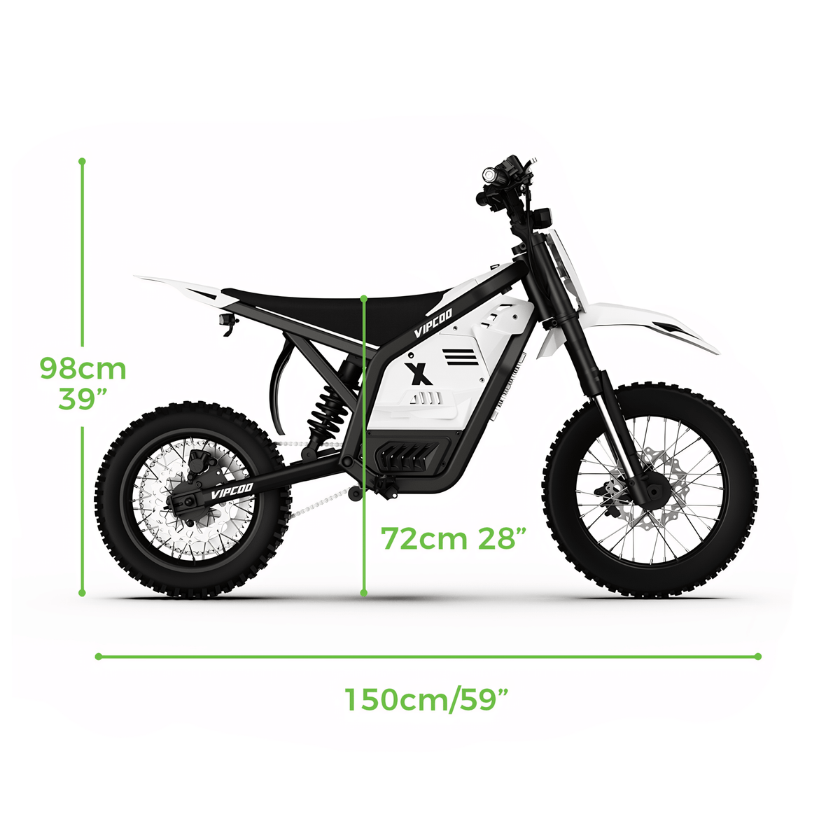 VIPCOO H2 - E-Crossbike - Wheelyshop