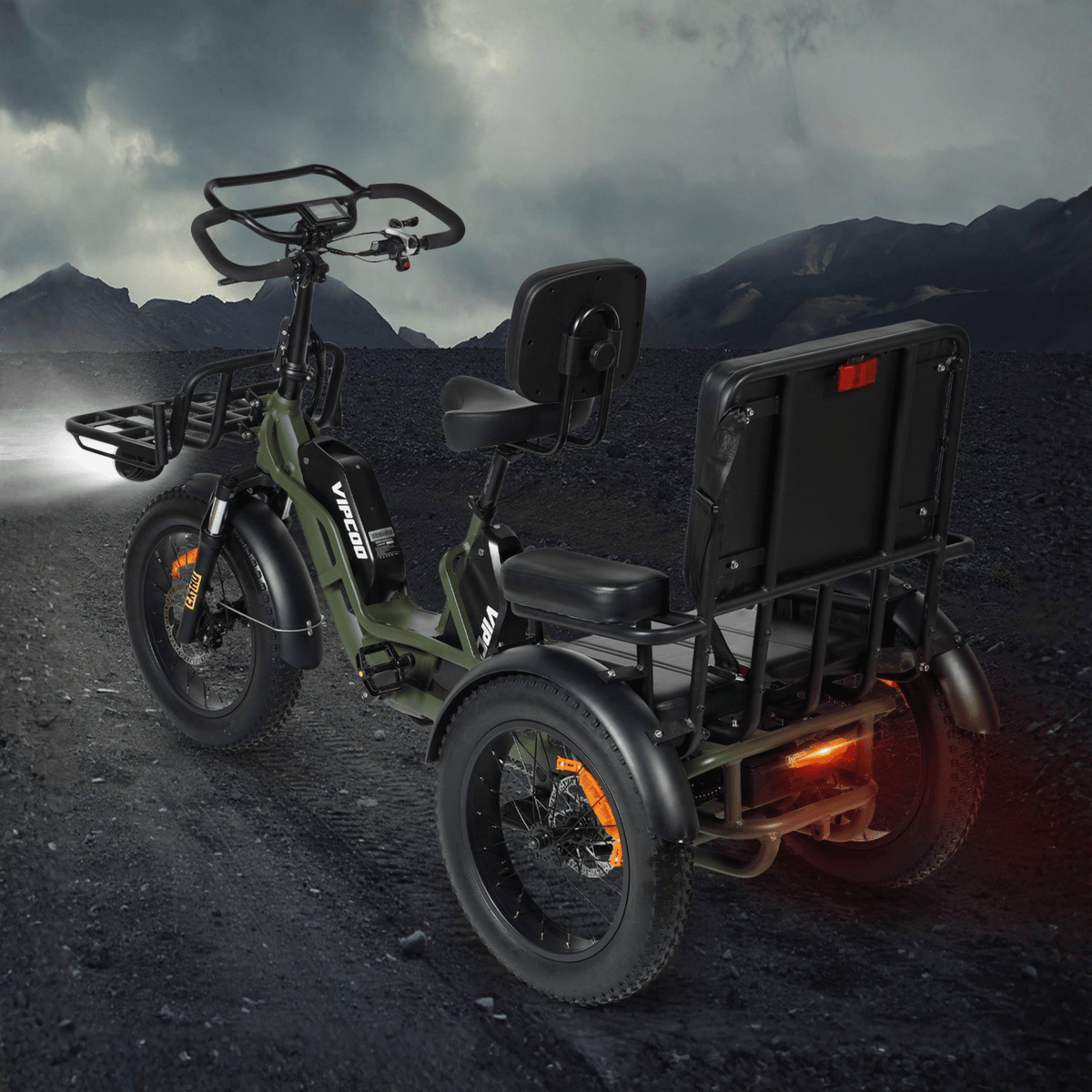 VIPCOO R1 - Elektro-Dreirad - Wheelyshop