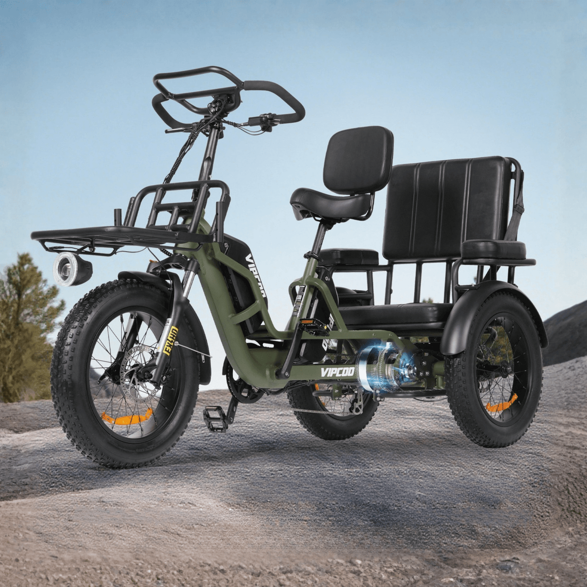VIPCOO R1 - Elektro-Dreirad - Wheelyshop