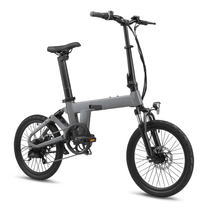 YANGOR H19 faltbares E-Bike schräg von vorne in Grau