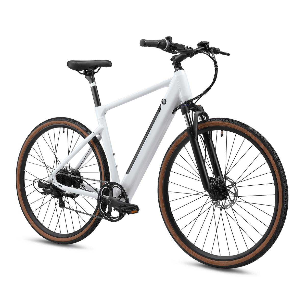 YANGOR H700 E-Bike schräg von vorne von der anderen Seite in Weiß